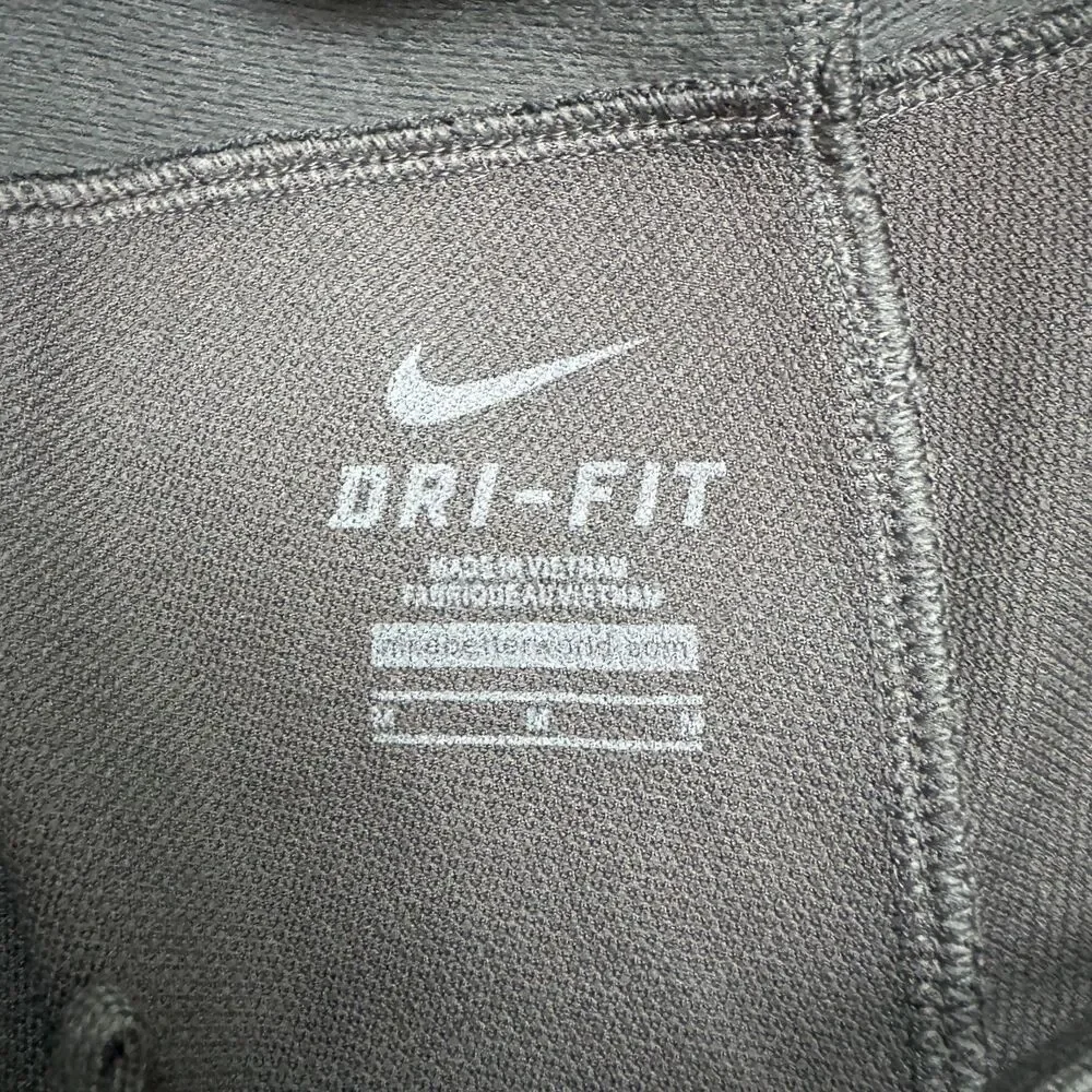 Nike Dri-Fit Squad 14 Sideline Training Track Pants Mens Medium Black Ankle Zip